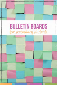 Bulletin boards for high school can be purposeful & simple. Bulletin board ideas for high school English teachers should be easy to make & appropriate for teenagers. Language arts bulletin board ideas can include word walls, First Chapter Friday picks, & writing ideas. Language arts bulletin boards can be student created. ELA bulletin boards have endless possibilities.