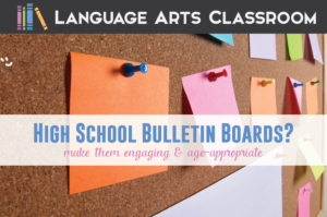 Can teachers make bulletin boards meaningful for high school students? Sure! Here are ways to engage secondary students.