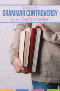 An English teacher discusses the controversy in teaching grammar, and overall problems in teaching grammar like kill and drill grammar worksheets and not connecting grammar to writing. How can ELA teachers handle the controversy over teaching grammar?