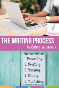 Are you teaching the writing process with secondary students? Middle school ELA classes cover prewriting, drafting, revising, editing, and publishing in engaging and hands-on ways. Modeling writing and writing with students will improve student essays and student writing. Improve student writing by modeling the writing process with high school English writing classes. Add writing lessons for revising and editing. Download free writing activities.