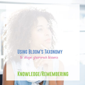 Using Bloom's Taxonomy to boost your grammar lessons will improve instruction and gain you strides in your students' connection of grammar to writing.
