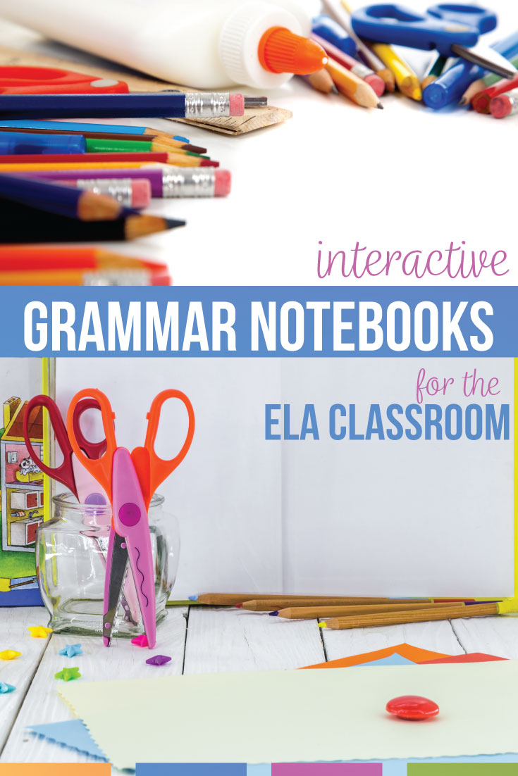 Interactive grammar notebook fun for middle school grammar? This grammar interactive notebook idea post has free grammar activities. Looking for parts of speech interactive notebook pieces? Add these grammar lessons to your sixth grade & fifth grade language arts classes. An interactive grammar notebook provides grammar review & grammar lessons. Make the grammar interactive notbeook part of middle school English classroom. Teach parts of speech and parts of a sentence with interactive notebooks.