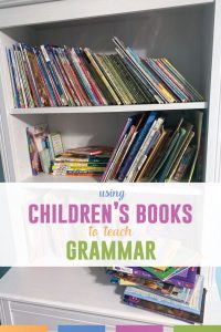 Use children's books to teach grammar concepts. Here are some simple grammar lesson ideas. #MiddleSchoolELA #GrammarLessons