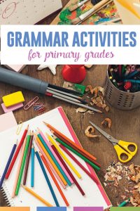 Looking for elementary grammar activities? Young students can pick up grammar quickly, and engaging activities will only encourage their interests. #GrammarLessons