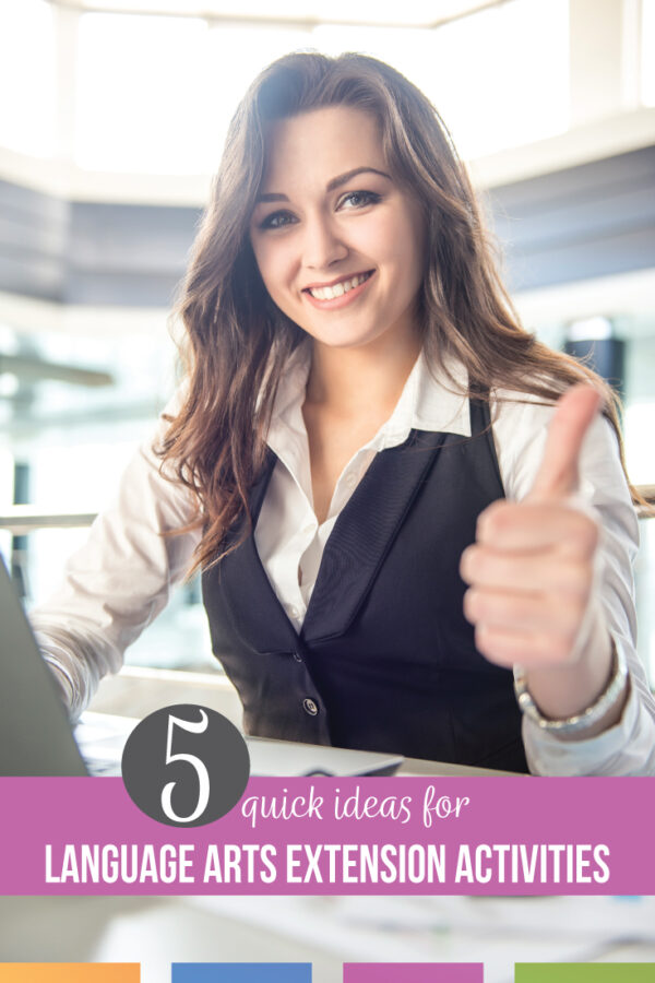 Language Arts Extension Activities Language Arts Classroom