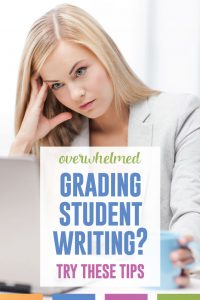 Teachers can get burnt from grading student writing. With these ideas, you can minimize the amount of time you spend grading. #HighSchoolELA #WritingLessons