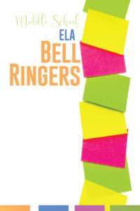 Middle school bell ringers for ELA can be engaging adn fun! Plus, bell ringers (middle school language arts) can increase classroom organization and classroom management. Students will anticipate starting with the bell and work toward mastery of grammar, writing, and reading. ELA bell ringers for middle school will also help language arts teachers meet standards. Add one of these free mddle school language arts downloads to your English curriculum.