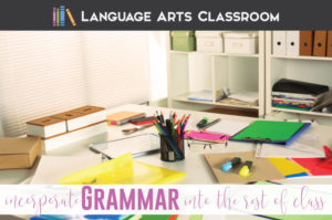 Are you looking for how to incorporate grammar into lessons? Incorporate grammar rules into literature lessons and writing activities.