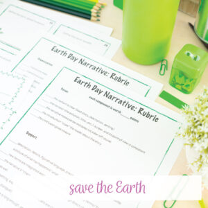 Outdoor writing activities for older students can connect students to pollution.
