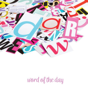 Post a word of the day