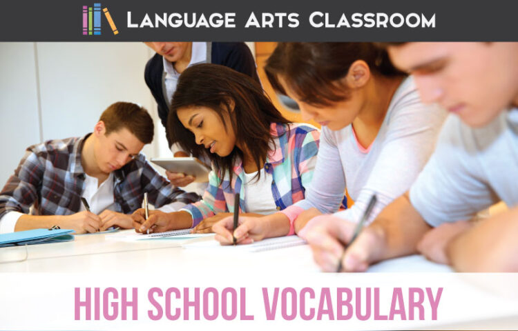 Lessons for vocabulary for hIgh school students can meet upper-level language standards. Vocabulary activities for high school can include writing and word walls. Teaching vocabulary to high school students can be meaningful English lessons.