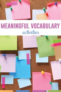 Vocabulary activities can be meaningful and engage students. Try these vocabulary lessons to support students. #VocabularyLessons #HighSchoolELA #MiddleSchoolELA
