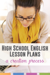 Creating English lesson plans can be daunting. Here is one ELA teacher's creation process for writing lesson plans.