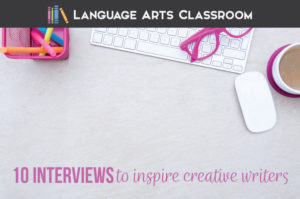 Inspire High school creative writing students with these interviews with published authors. Inspire creative writing students with authentic discussion of the writing process.