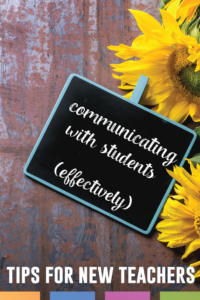Communicating with students can shape your class periods and form relationships with students. Here are ideas to consider when building relationships with students.
