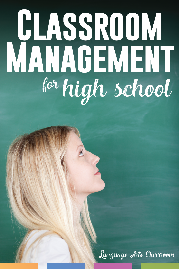 High school classroom management ideas for a successful school year with older students. 