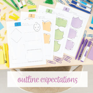 Provide students with expectations for their writing assignments. 