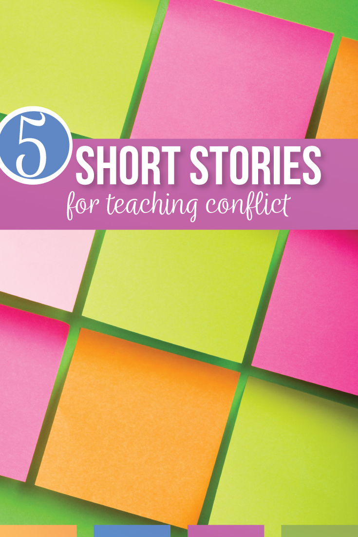 Short stories to teach conflict are available online for free. Use these TEN conflict activities for literary analysis with short stories or any piece of literature in your high school language arts classroom. Meet literature standards while teaching conflict in literature. Confilct activities: download this free PDF for literature activities & add to any novel unit or lit circle activity. Join high school English teachers with conflict activities for literary analysis.