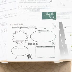 a variety of graphic organizers for brainstorming
