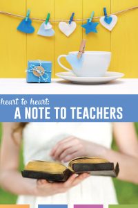 Teachers, heart to heart; why do you teach? What makes you excited about teaching every day? Read one teacher's perspective. #TeacherLife #TeacherTips