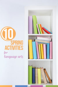 April language arts activities and spring activities for middle school language arts help ELA classes.