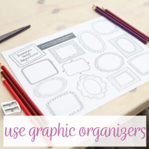 Graphic organizers for grammar lessons can be effective grammar instruction.