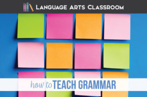higher-order thinking with grammar requires purposeful grammar lessons