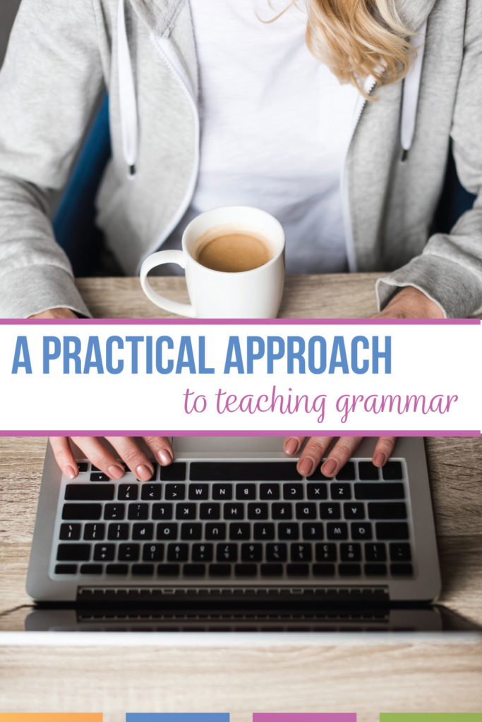  ELA teachers: you need a practical approach to grammar lessons. Different approaches in teaching grammar exist, but do your language arts students retain grammar terms & grammar concepts? Can English students apply grammar to their writing? A practical guide to English grammar uses sensible grammar activities & engaging grammar lessons to make grammar stick with English language arts classes.