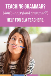 If you're teaching grammar, but you feel like you don't understand grammar, help is here. This grammar teacher can guide you through the basics of creating grammar lesson plans. English grammar teaching can be a powerful addition to ELA curriculum. English grammar teacher materials can meet language standards.