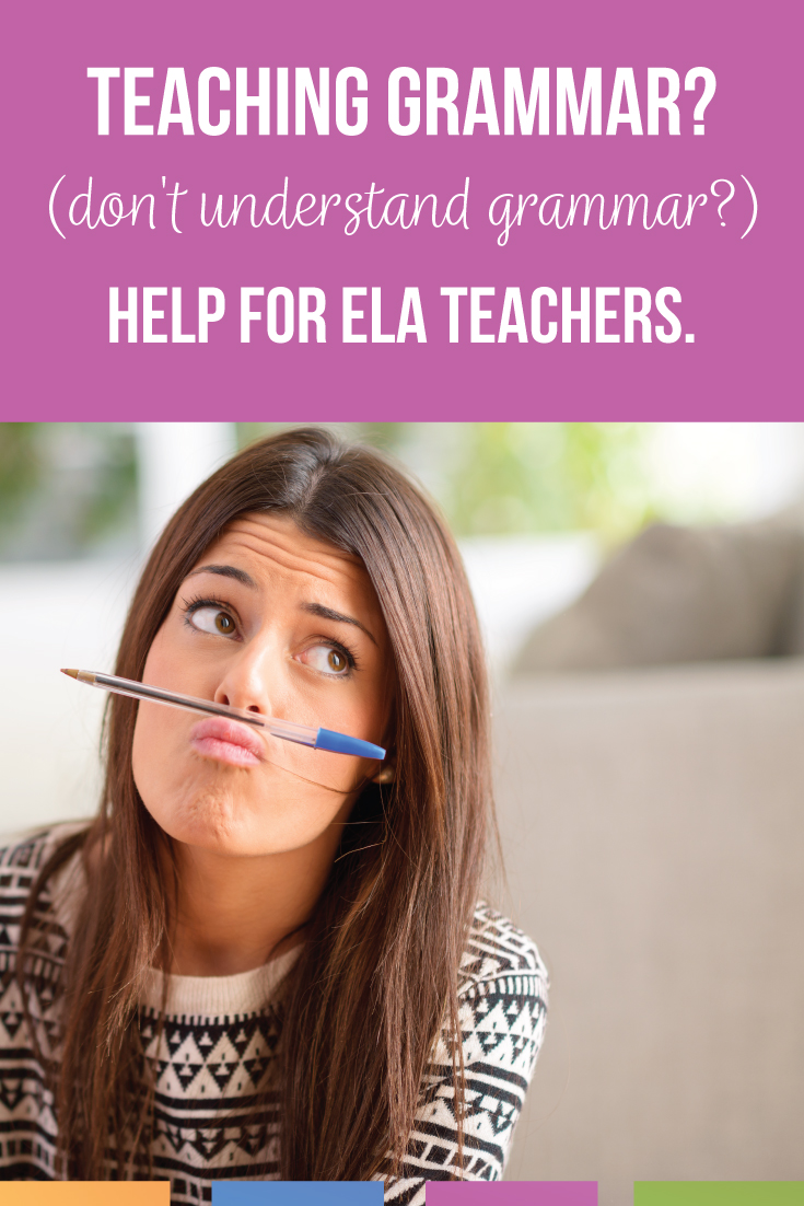 If you're teaching grammar, but you feel like you don't understand grammar, help is here. This grammar teacher can guide you through the basics of creating grammar lesson plans. English grammar teaching can be a powerful addition to ELA curriculum. English grammar teacher materials can meet language standards. 