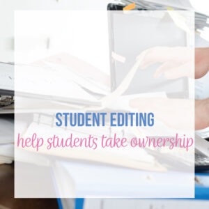 Editing for students requires a lesson plan for editing with high school students. Download this free editing and revising sheet for high school students.