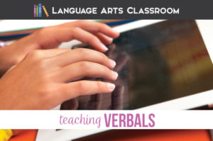 Verbal phrases worksheets and verbal phrases lesson plans will engage middle school language arts classes.