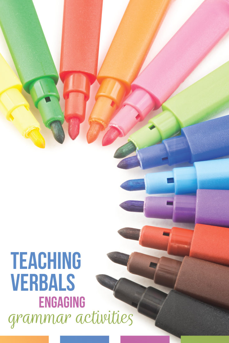 English teachers: Do you teach verbal phrases? Try these alternatives to the verbal phrase worksheet with grammar activities to engage middle school language arts students. Teach gerund phrases, infinitive phrases, & participial phrases with verbal activities that connect grammar to writing.