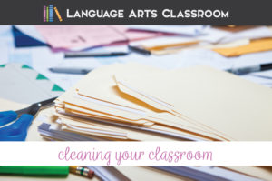 Clean classroom at the end of the year? Tidy up your classroom so you can return in the fall to an orderly and calm atmosphere. Included is an end of year classroom clean up list. Clean up your classroom and purge your life of unnecessary clutter.