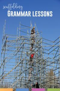 Strategies for teaching grammar in high school must include scaffolding grammar lessons. Scaffolding options for language arts will help writing activities. ELA scaffolding will reach more students, even reluctant writers. As an example, scaffolding sentence structure is provided to walk you through a successful way to scaffold grammar.