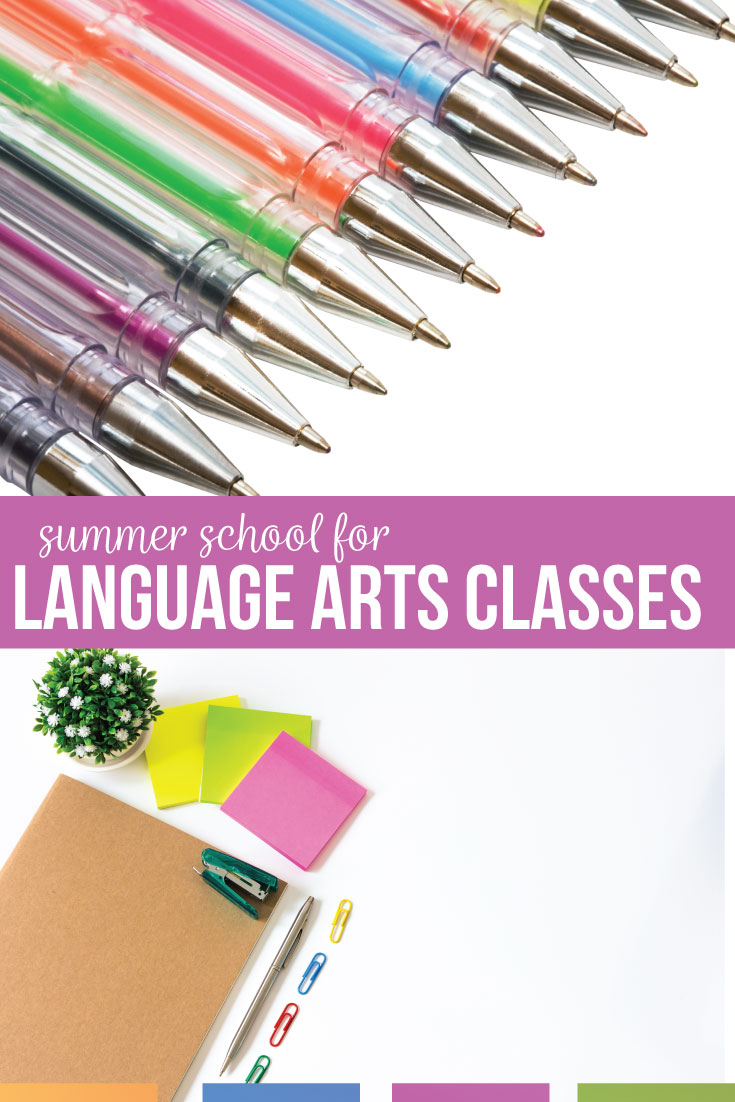 What summer school English curriculum will you follow? Summer school language arts can include fun and engaging ELA activities to reach reluctant readers andwriters. Summer school reading lesson plans can include choice in books and lit circles. Explore engaging language arts activities that summer school students might not see in your ELA classroom. Teaching summer school as an ELA teacher provides opportunities for meeting language standards and writing standards outside the school year.