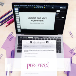 How can and ELA teacher grade papers? Work on errors beforehand.