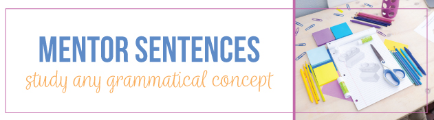 Study grammar with mentor sentences