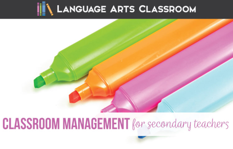 Classroom management for secondary teachers requires organization, clear expectations, & basic routines. Secondary classroom management should be part of every high school teachers' repertoire. Whether secondary teachers wonder about teacher bathroom ideas or late work from students, add procedures & routines to your high school classroom to improve classroom management in high school.