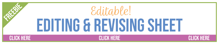 Add this revision and editing sheet to your high school writing unit. Perfect addition to any Writing curriculum high school.