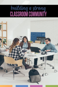 A classroom community can greatly influence lessons & a strong classroom community can improve classroom management. Are you a secondary teacher looking for how to a build classroom community? Building classroom community takes practice & deliberate measures. A positive classroom community will make secondary classrooms places of learning. Improve high school language arts classroom management with a strong classroom community.