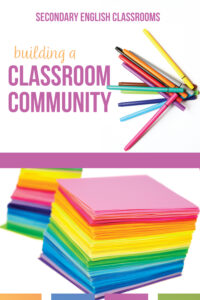 building a classroom community for learning