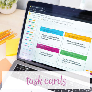 grammar task cards