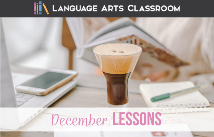 December lesson plans can engage students at the end of the semester. Language arts winter activities provide structure & fun for middle school language arts classes. Language arts December activities engage middle school English classes with coloring grammar worksheets, middle school writing activities, & media literarcy. Here are ten December lesson plans that will provide structure and get everyone through the busy winter season.