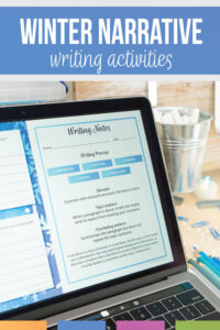 Winter writing activities.