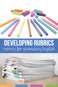 ELA teachers will create a language arts rubric for public speaking, writing, & reader responses. Creating a rubric well will help with any part of secondary English. ELA rubrics should be specific & purposeful with non-confusing rubric language that students will understand. Add sensible language arts rubrics to your secondary English class.