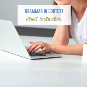Direct instruction with grammar can be part of teaching grammar in context.