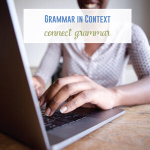 Connect grammar to the rest of your English class content.