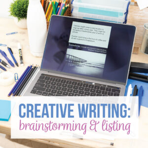 Use pictures to enhance creative writing lesson plans. With older students, they can participate in the lesson plan for creative writing.