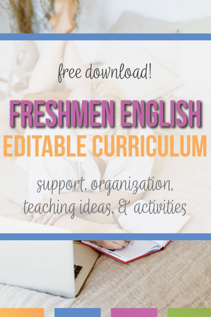 Language Arts Freshmen Curriculum free download.